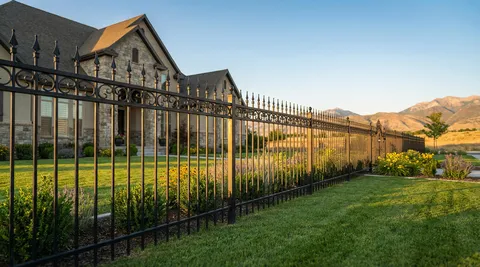 Iron and metal fence installation in Sandy