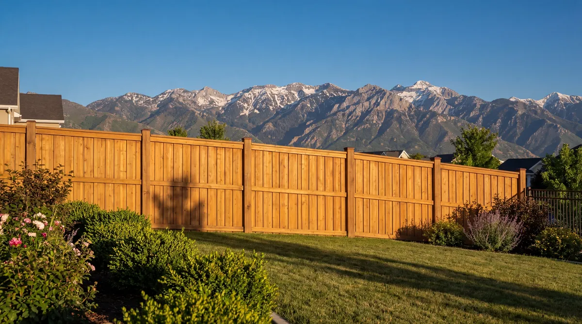 Quality wood fence construction in the Sandy area