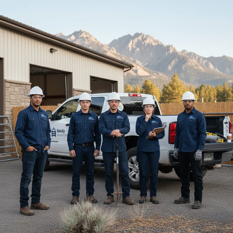 Professional fence installation team serving Sandy and the south Salt Lake Valley